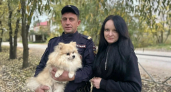 В Великих Луках полицейский спас шпица от агрессивной овчарки