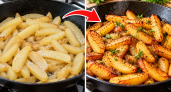 Жареная картошка получается мягкой и бледной? Всё решает одно действие перед жаркой