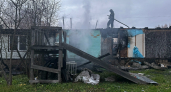 В Великолукском районе пожар уничтожил жилой дом