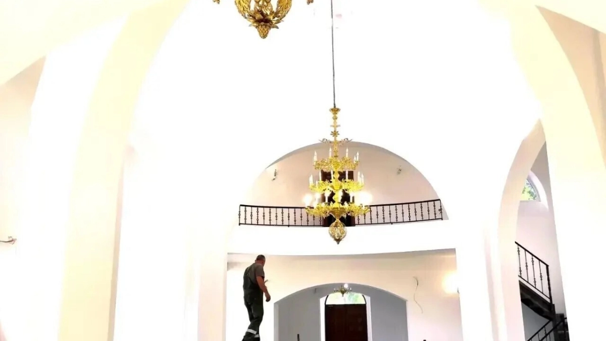 Храм Успения Пресвятой Богородицы вышел на завершающий этап внутренних работ