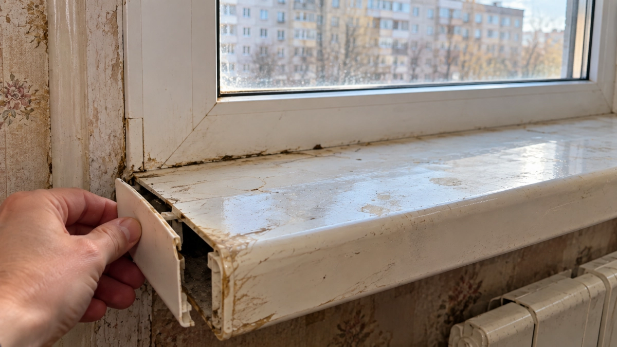 Пластиковые подоконники с заглушками – прошлый век: в 2026 нашли другое решение – и без вечно отлетающих боковых накладок