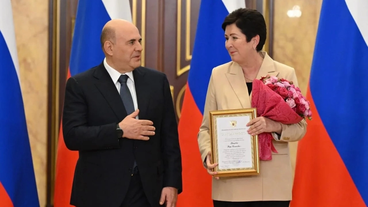 Заведующая детсадом «Красная шапочка» в Пскове получила благодарность от премьер-министра России