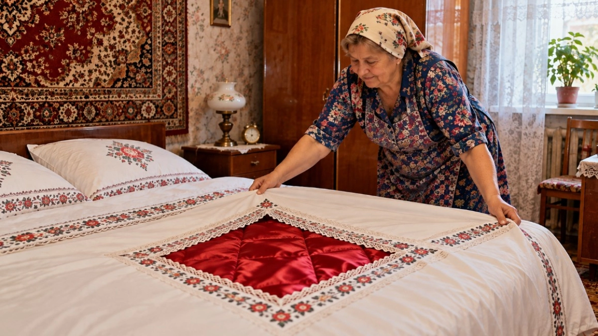 Почему перестали шить советские пододеяльники с ромбом: эта красота осталась только в сундуке у бабушки
