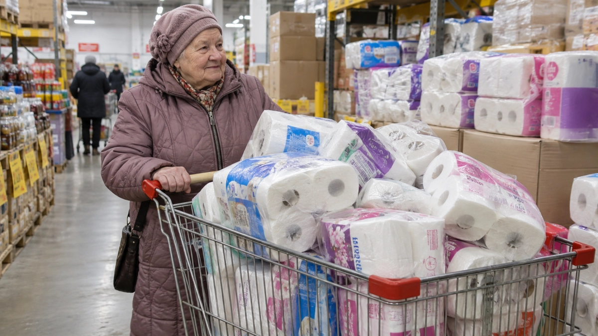 Скупаю туалетную бумагу в «Светофоре» по 10 пачек: дома и на даче заменяет кучу вещей круглый год