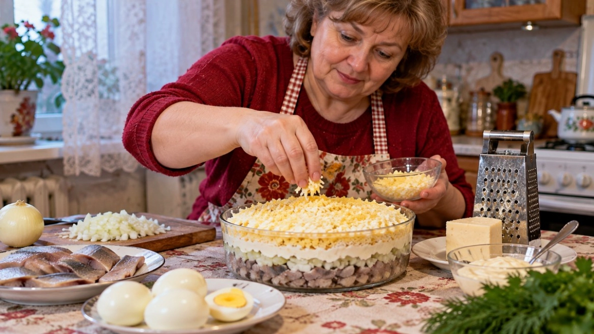 Селедку готовлю не под шубой, а под снегом — вкусно до безумия: классика теперь в прошлом