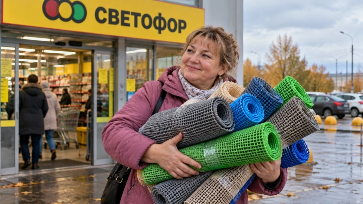 Скупаю в «Светофоре» ЭВА-коврики за копейки, но около двери не стелю: делаю подложки под мебель и обувь за час
