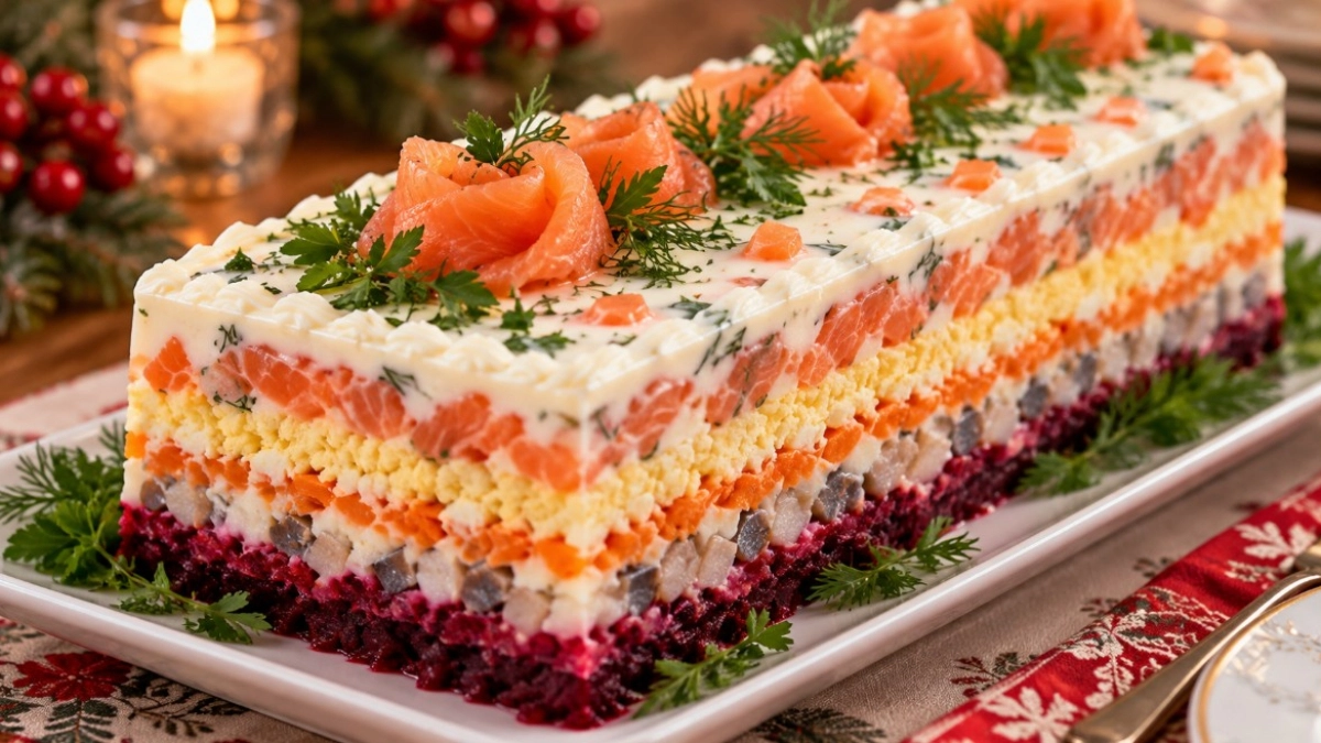 Узнала рецепт селедки в новой шубке — так вкусно, что ум отъешь: проще классики, а выглядит на миллион